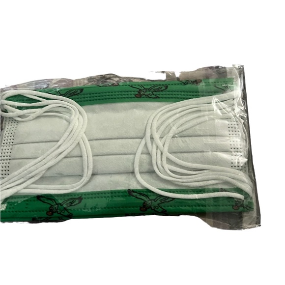 Philadelphia Eagles Kelly green face masks 6-pack - Picture 3 of 3